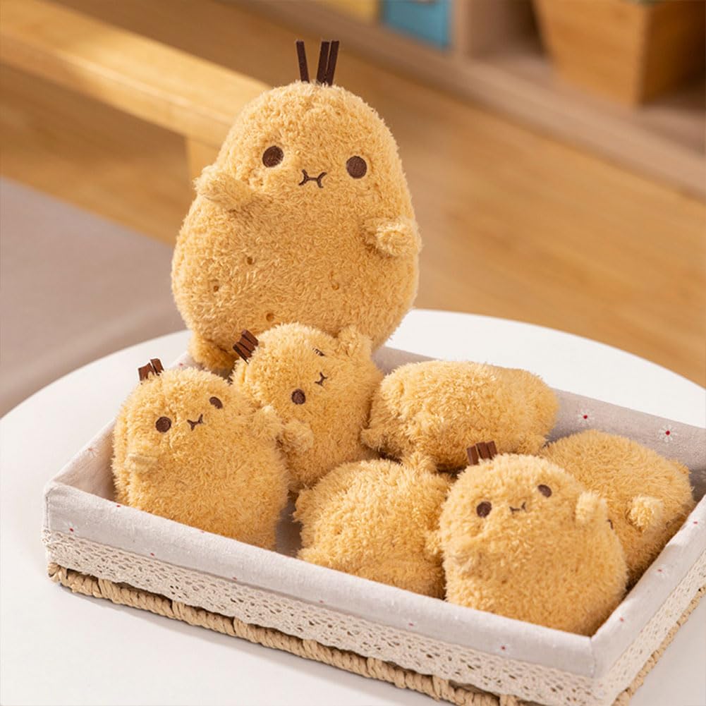 Amazon.co.jp: ELKOHA かわいいポテトぬいぐるみ 5.9インチ スーパー